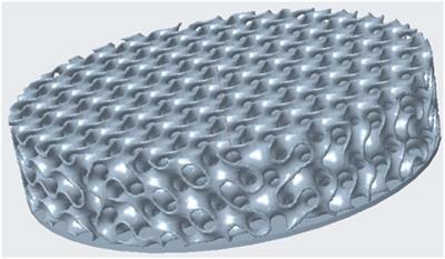 On the suitability of additively manufactured gyroid structures and their potential use as intervertebral disk replacement - a feasibility study
